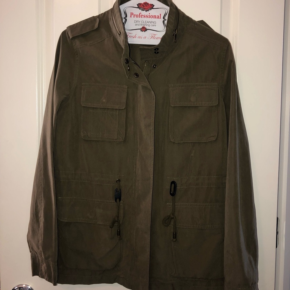 Army green jacket